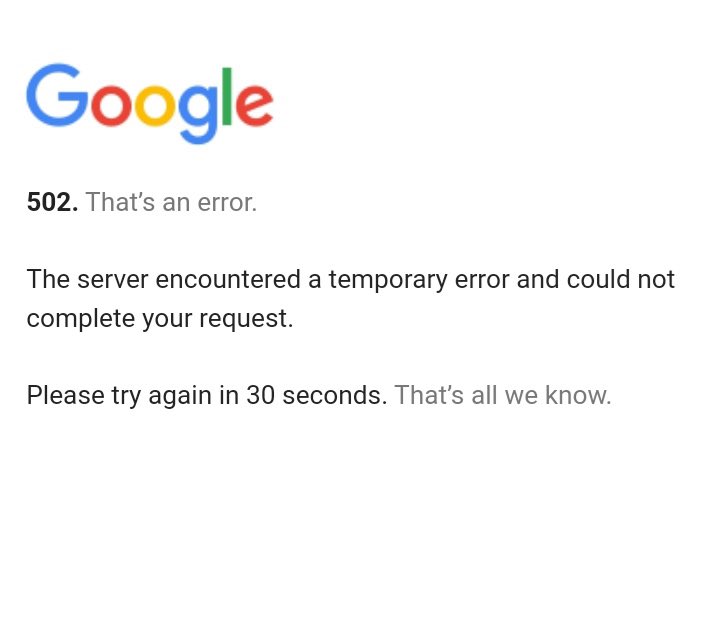 google-down